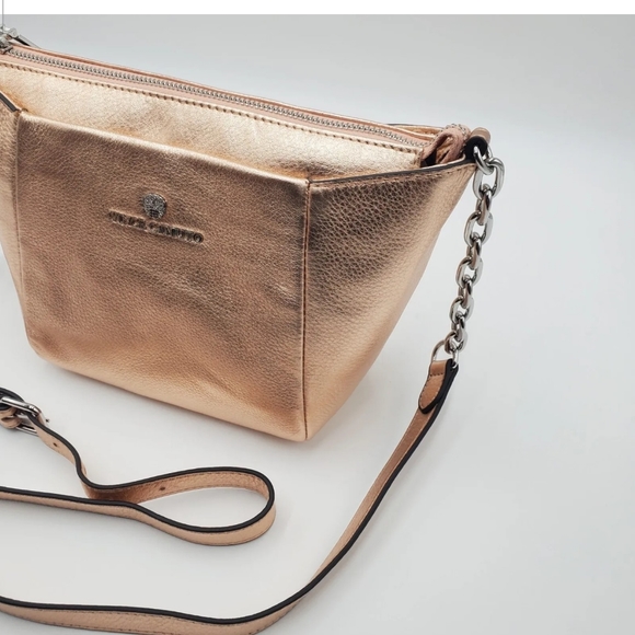NWOT Vince Camuto Kelby Crossbody Purse Rose Gold Leather - Picture 2 of 13